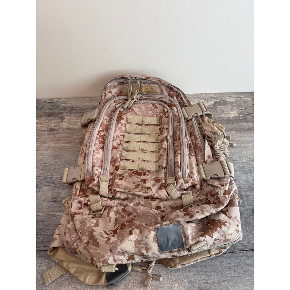 Code Alpha Tactical Backpack Desert Digital Camo MOLLE Military Style Bag